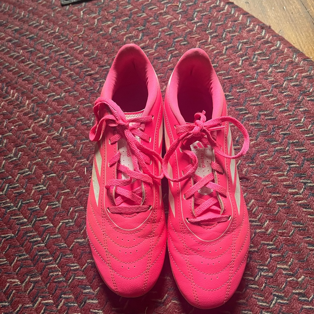 Adidas Bright Pink Sports Cleats